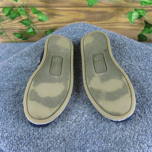 Bobs Women's Flat Blue Fabric Sz 6 Medium Used 2025 - Picture 6 of 6